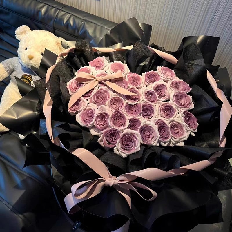 Wu Plum Sauce Immortal Flower Soap Rose Bouquet High-Grade Birthday Gift For Girlfriend Tanabata Valentine'S Day - Image 2